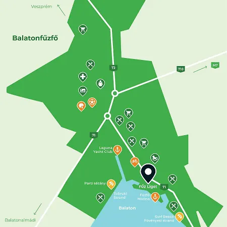 Fuzliget Surf Garden דירה *